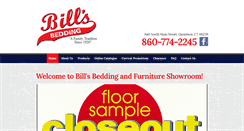 Desktop Screenshot of billsbedding.com