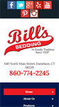 Mobile Screenshot of billsbedding.com